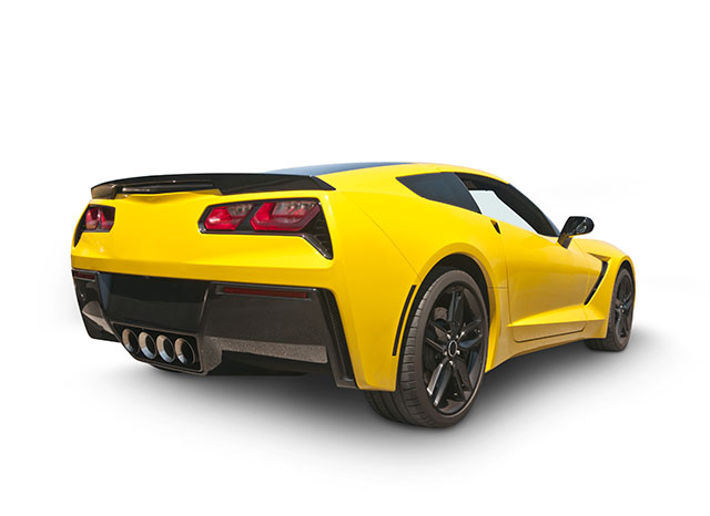 Picture of yellow sports car